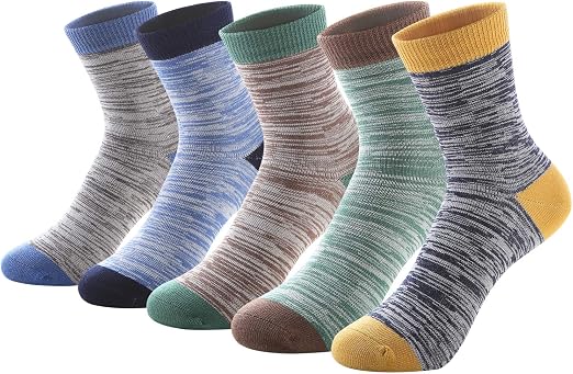 Cotton Crew Sock Pack - Kinder Jungen Crew-Knöchelsocken Baumwolle Elegantes Design