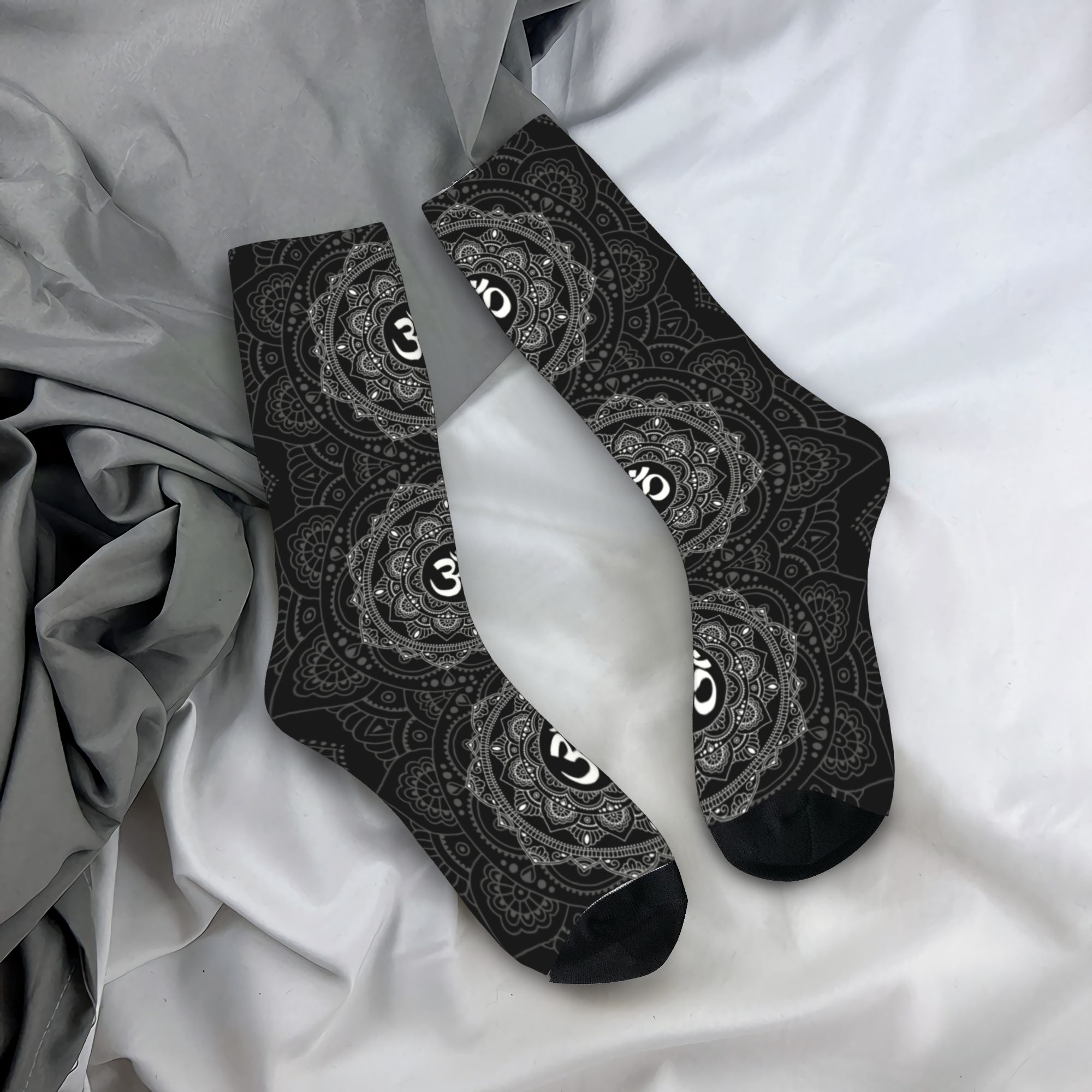 Dress Sock Men - Benutzerdefinierte Om-Mandala-Kleidersocken für Herren und Damen,