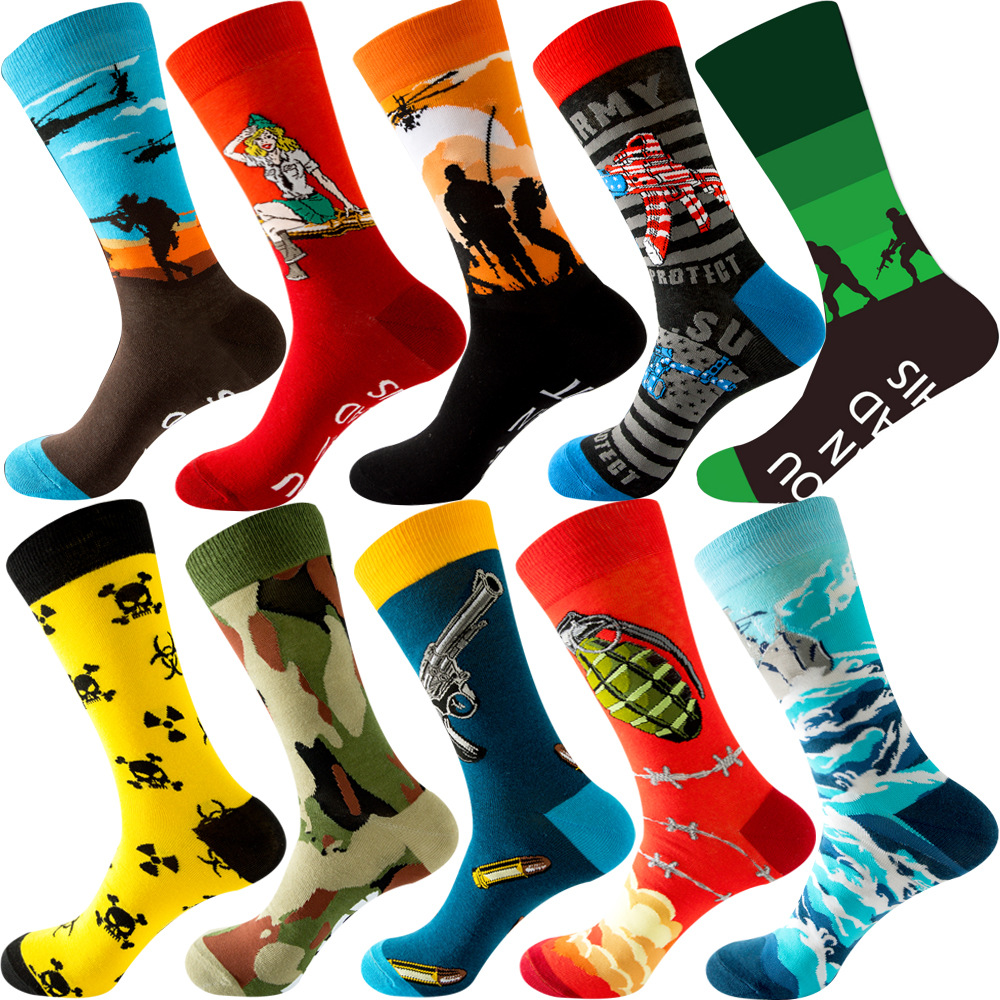 Cotton Crew Sock Pack - 【10 Paar】Vorteilspackung Socken für Männer, Frauen,