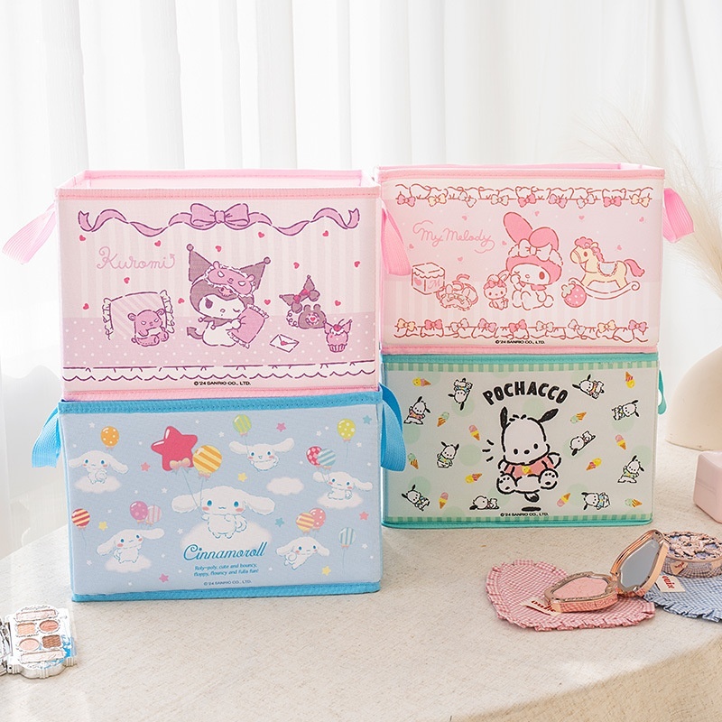Sock Organizer Tray - Original Sanrio Charaktere Multifunktionale Buch-Puppen-Snack-Aufbewahrungsbox Große