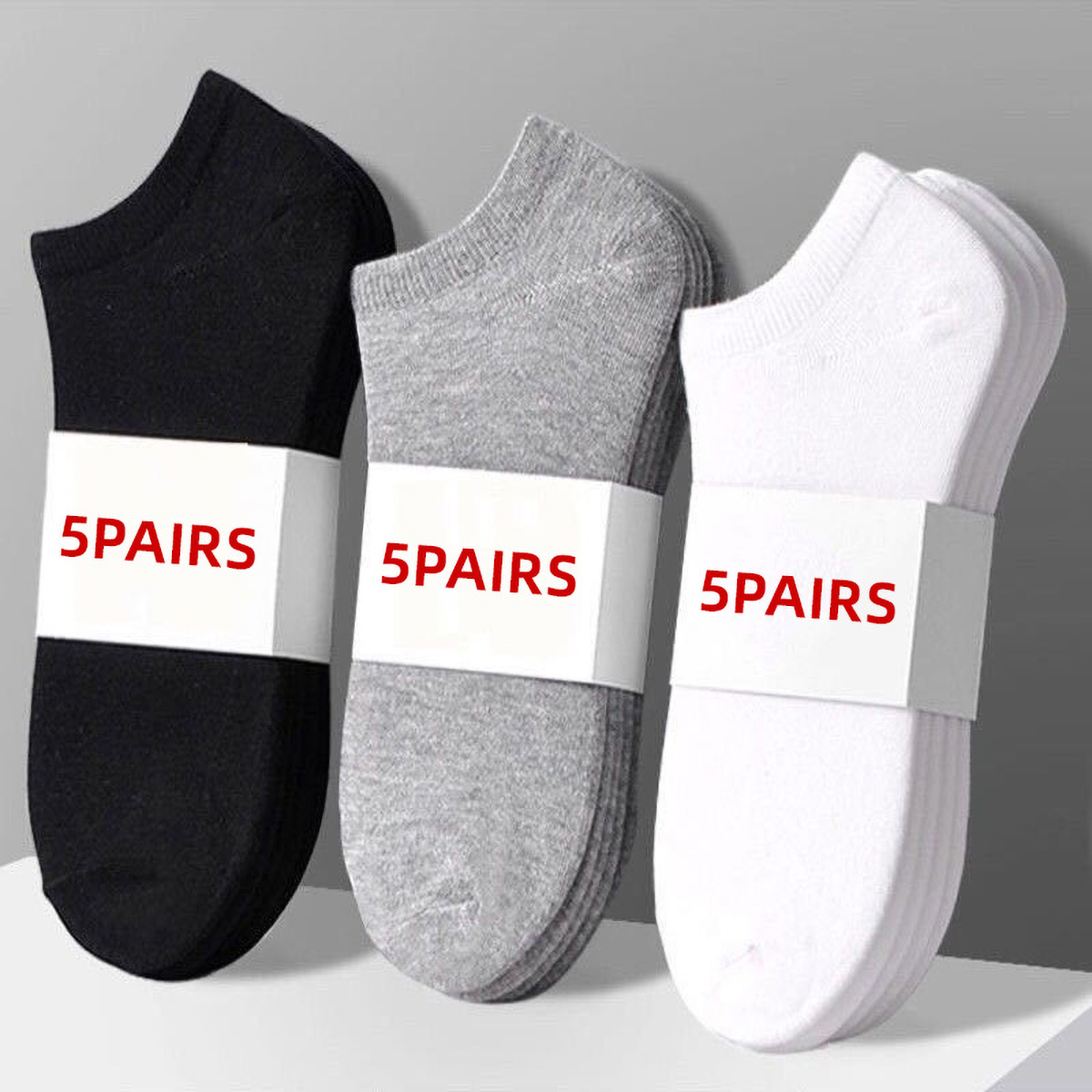 5 Paar lässige, einfarbige Uni – No Show Sock Women Bewertung und Preis