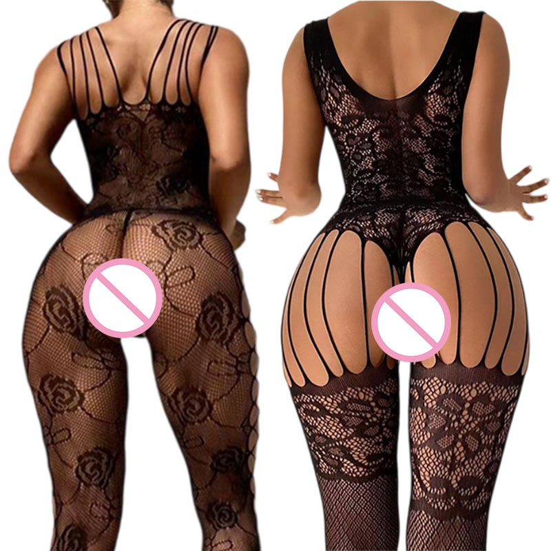 Schwarz Ouvert Weiche Stretch  – Fishnet Stocking Women Bewertung und Preis