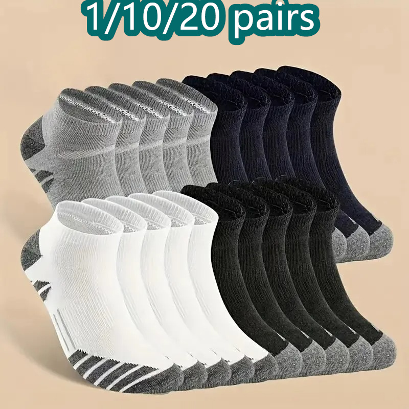 1/10/20 Paar Knöchel-Sport-Lau – Athletic Sock Cushion Bewertung und Preis