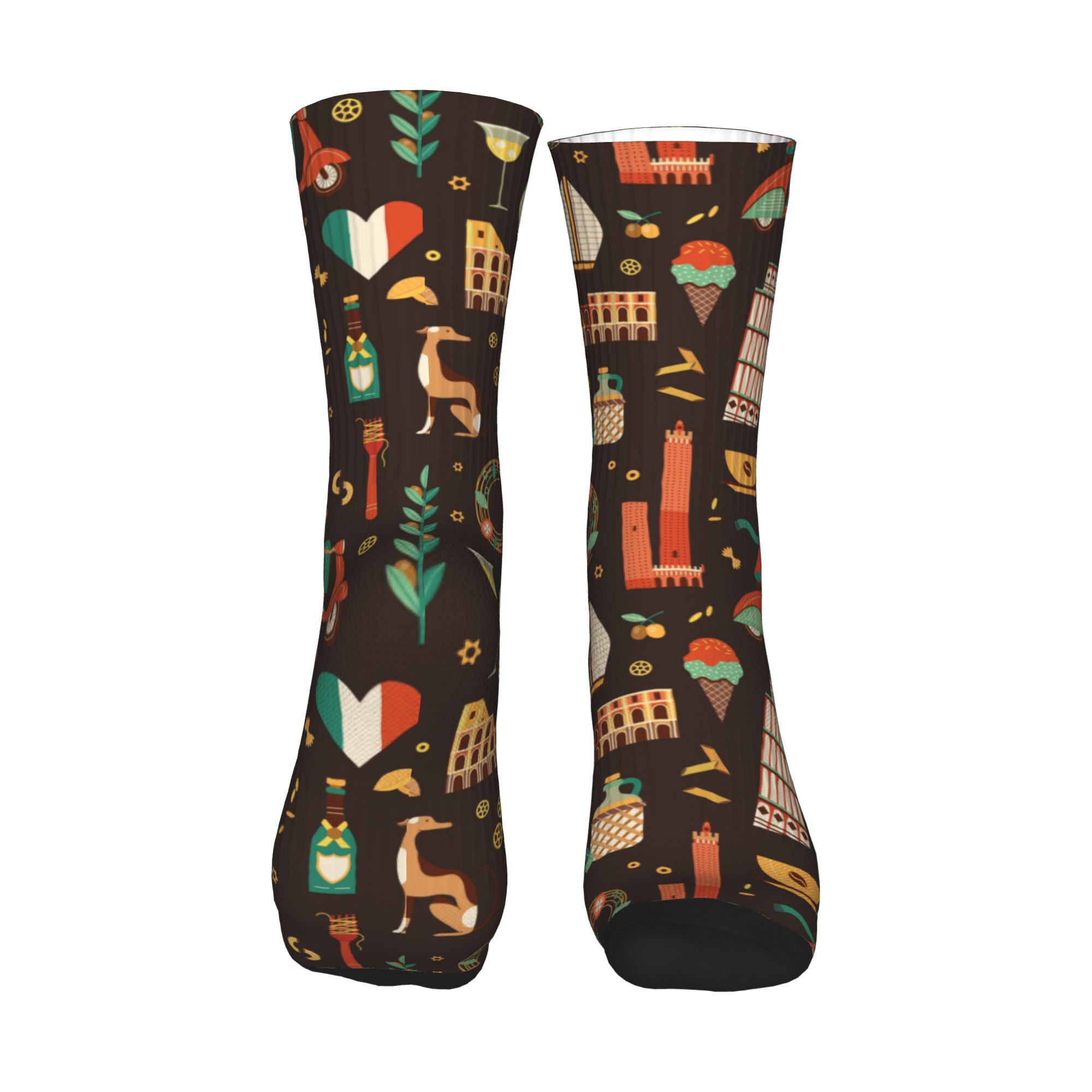 Italy Travel Italian Food Land – Dress Sock Men Bewertung und Preis