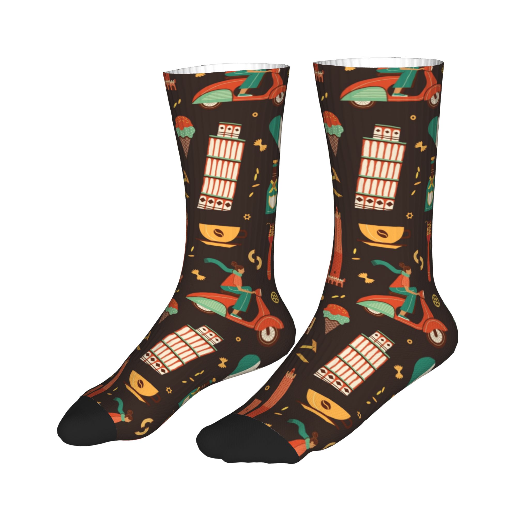 Italy Travel Italian Food Land – Dress Sock Men Bewertung und Preis