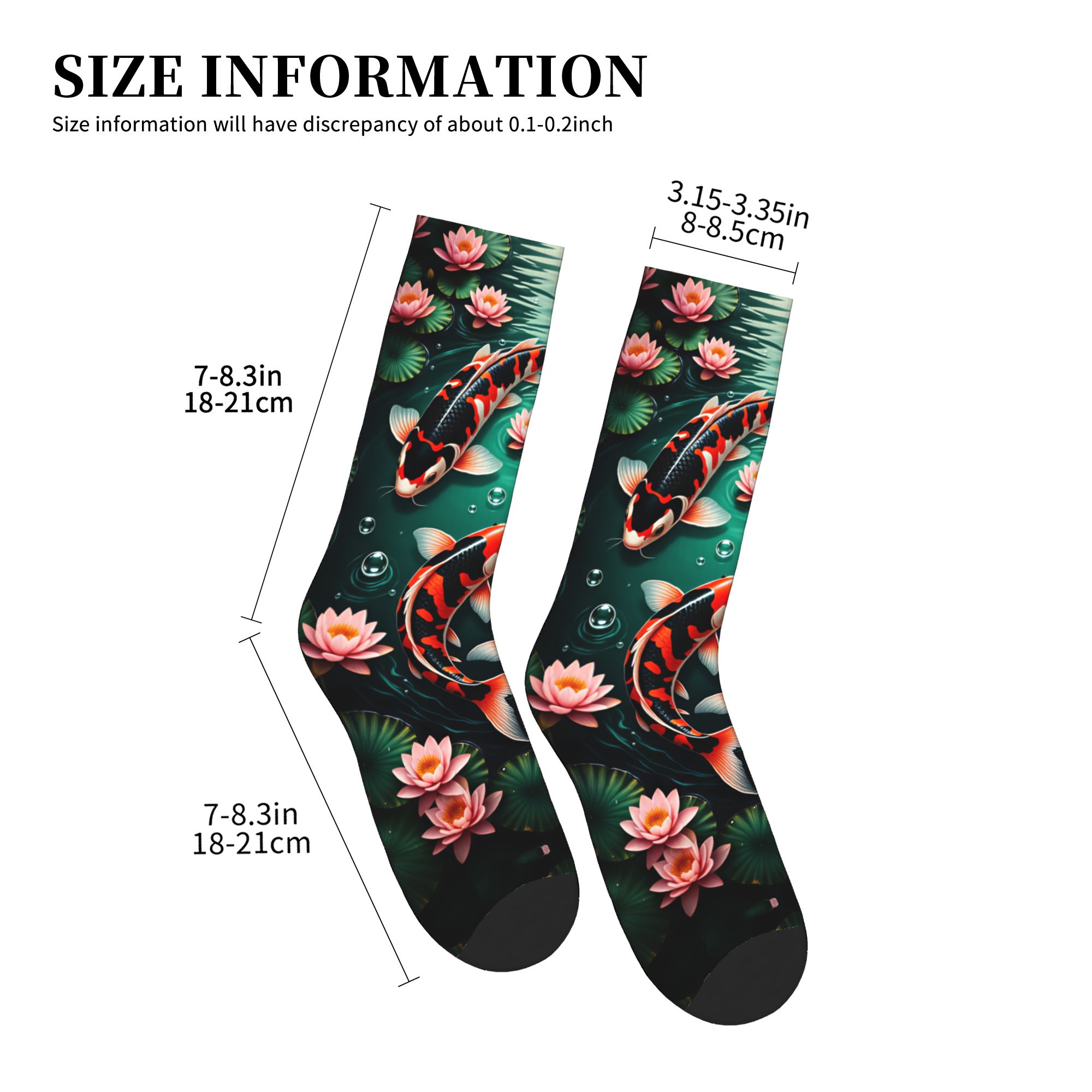 Three Koi Lotus Dark Pond Feng – Dress Sock Men Bewertung und Preis