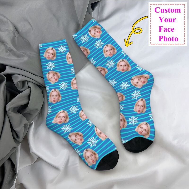 Weihnachten Gesicht Foto perso – Dress Sock Men Bewertung und Preis