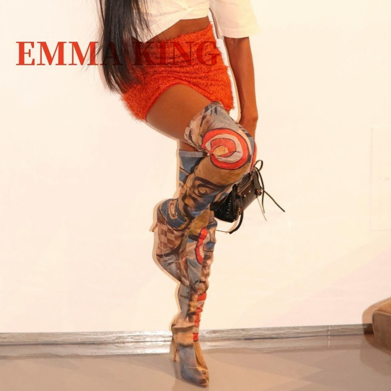 Damen-Stiefel mit Kunstdruck,  – No Show Sock Women Bewertung und Preis