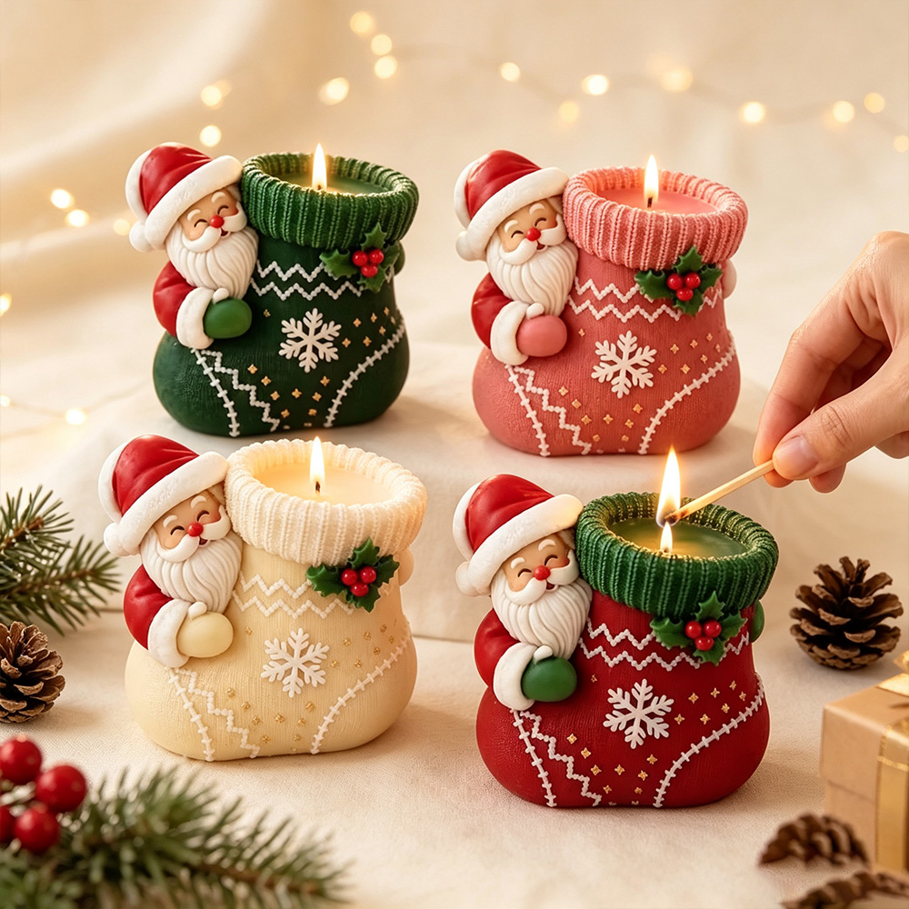 Weihnachtssocken Silikon-Kerze – Sock Organizer Tray Bewertung und Preis