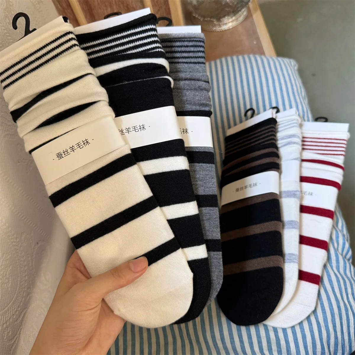 Koreanische Winter Gestreiften – Silk Sock Bamboo Bewertung und Preis