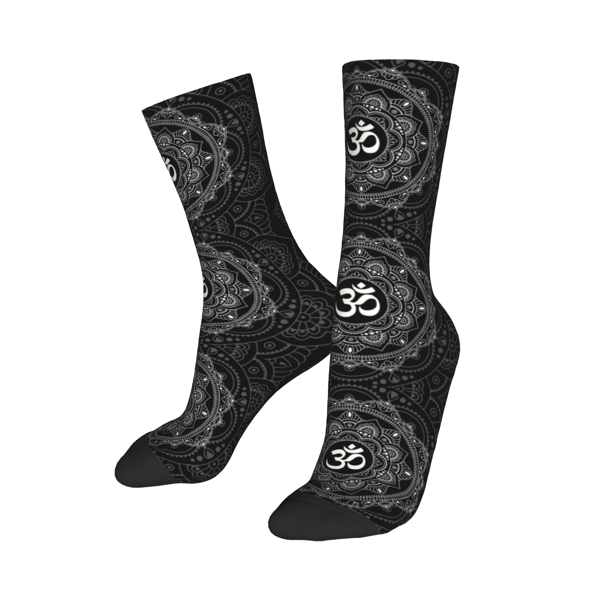 Benutzerdefinierte Om-Mandala- – Dress Sock Men Bewertung und Preis