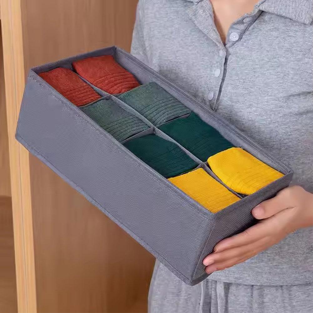 6/7/8/24 Gitter, faltbare Stof – Sock Organizer Tray Bewertung und Preis